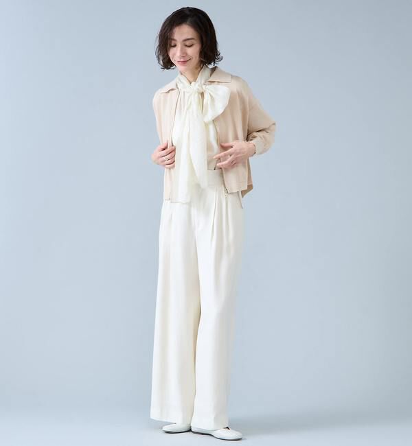 Liesse「シアージップニット」|カーディガン|