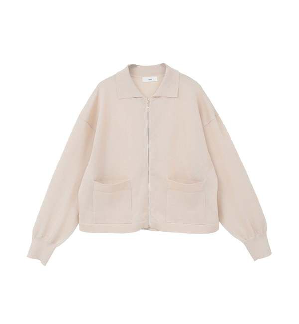 Liesse「シアージップニット」|カーディガン|