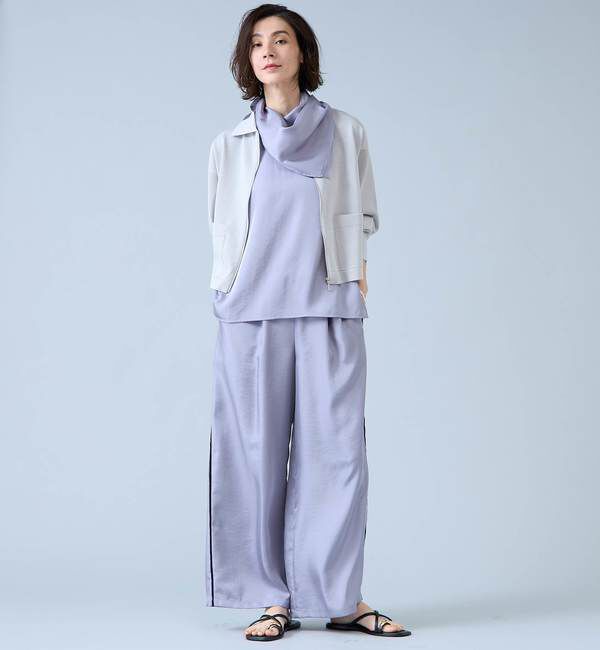 Liesse「シアージップニット」|カーディガン|