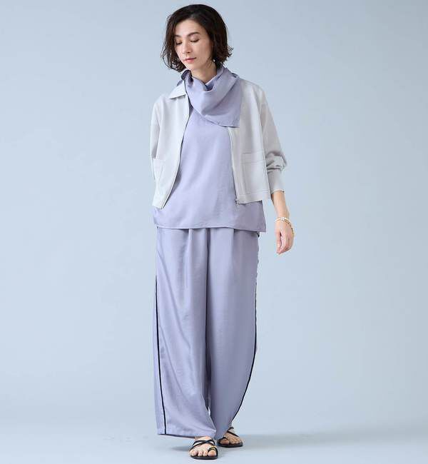 Liesse「シアージップニット」|カーディガン|