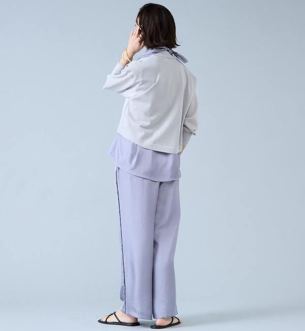 Liesse「シアージップニット」|カーディガン|