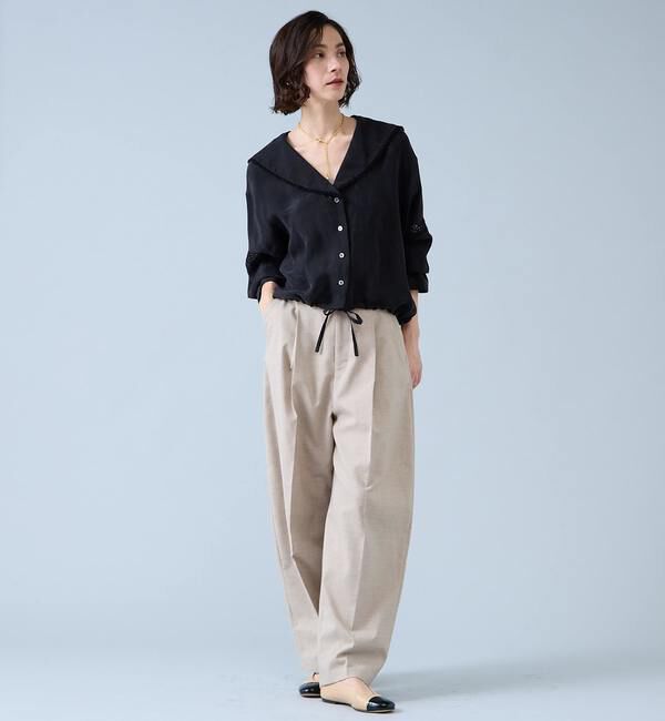 Liesse「麻調カーブパンツ」|その他|