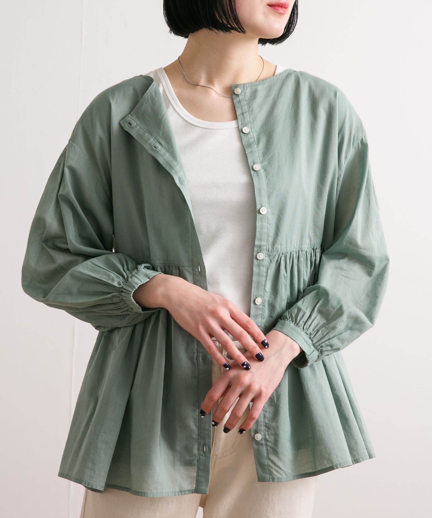 URBAN RESEARCH DOORS「リップルベーシックタンクトップ」|タンクトップ|