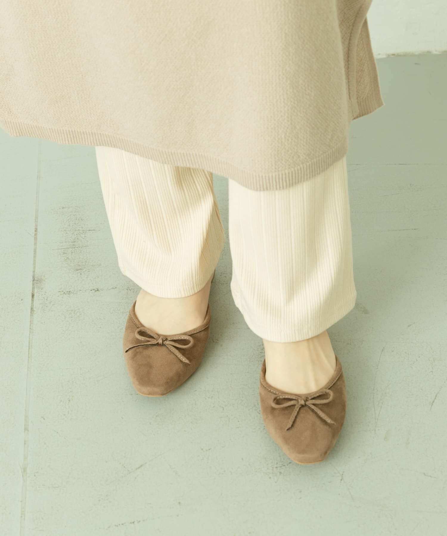 Sonny Label 「スエードバレエミュールサンダル」|サンダル|