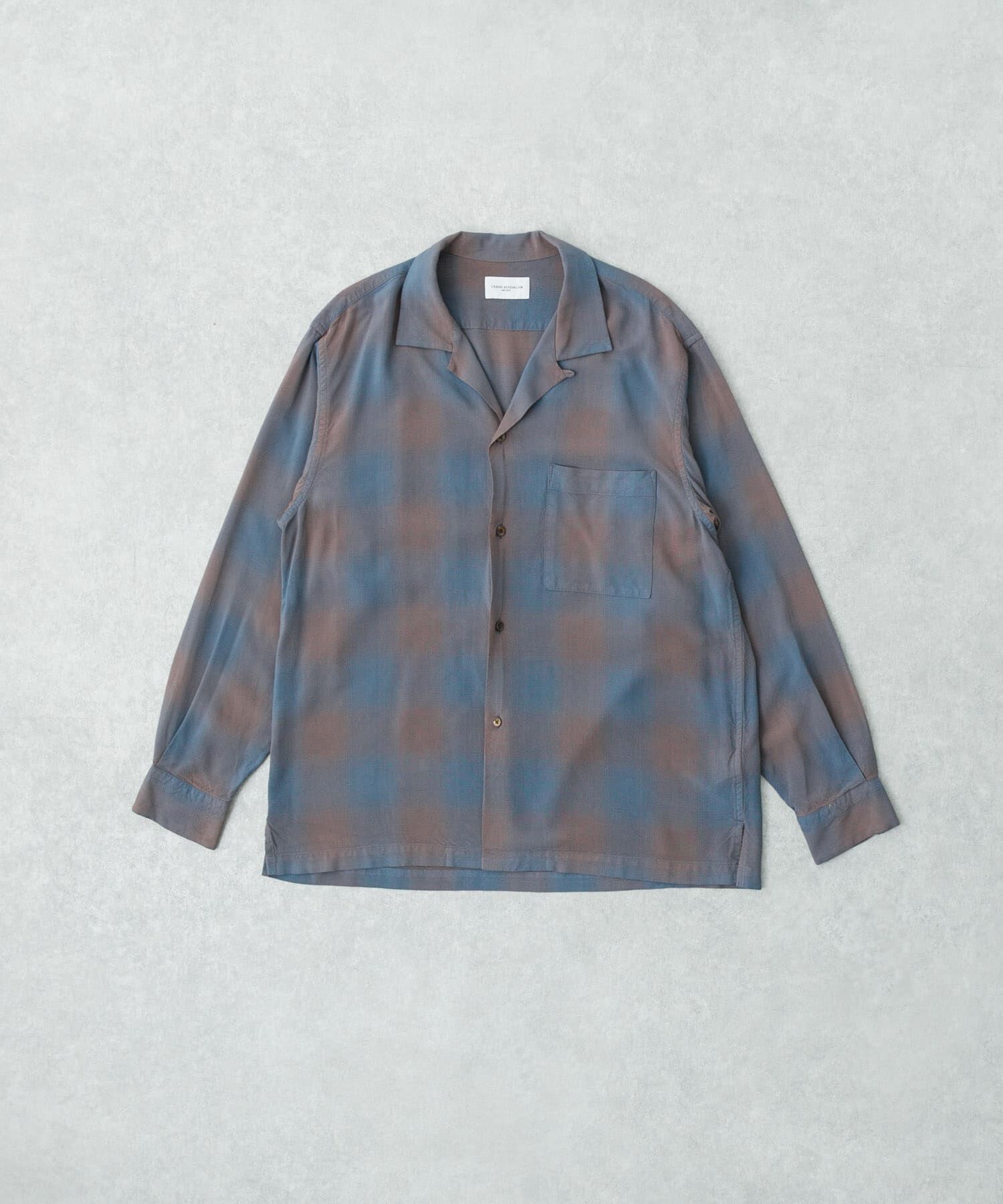 URBAN RESEARCH「new basic　BISHU RAYON CHECK SHIRTS」|シャツ・ブラウス|ピンク