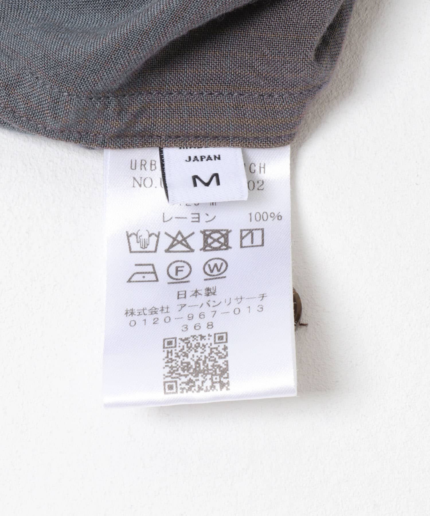 URBAN RESEARCH「new basic　BISHU RAYON CHECK SHIRTS」|シャツ・ブラウス|