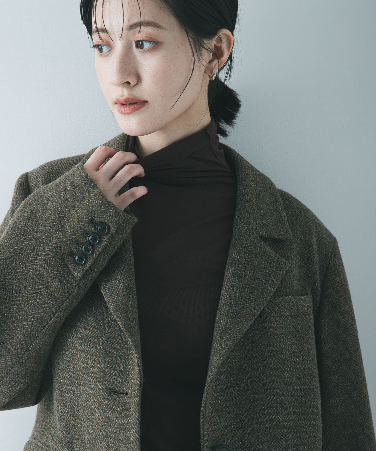 URBAN RESEARCH「カシミヤシルクタートルカットソー」|Tシャツ・カットソー|