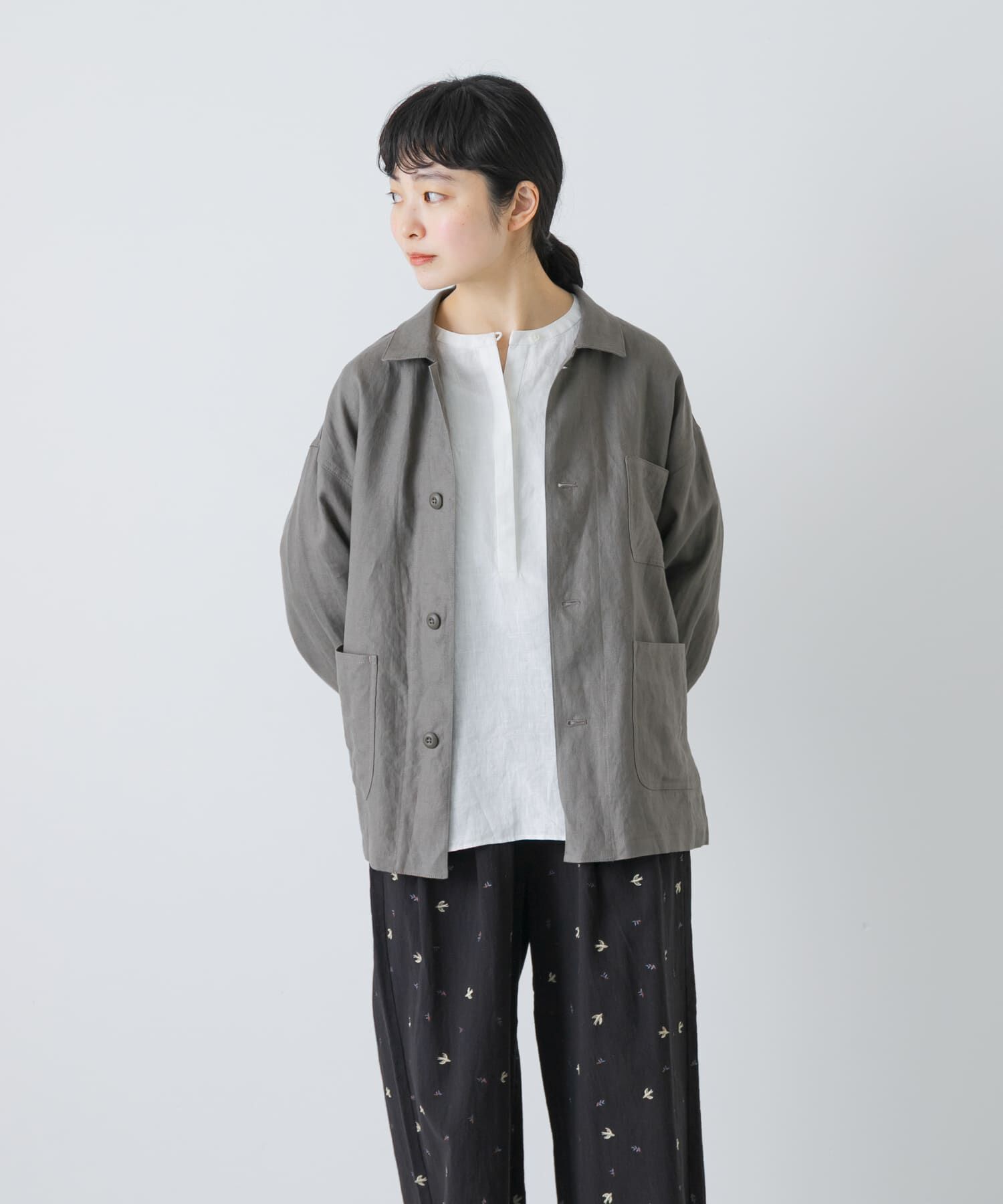 かぐれ「『ユニセックス』リネンカバーオール」|その他|