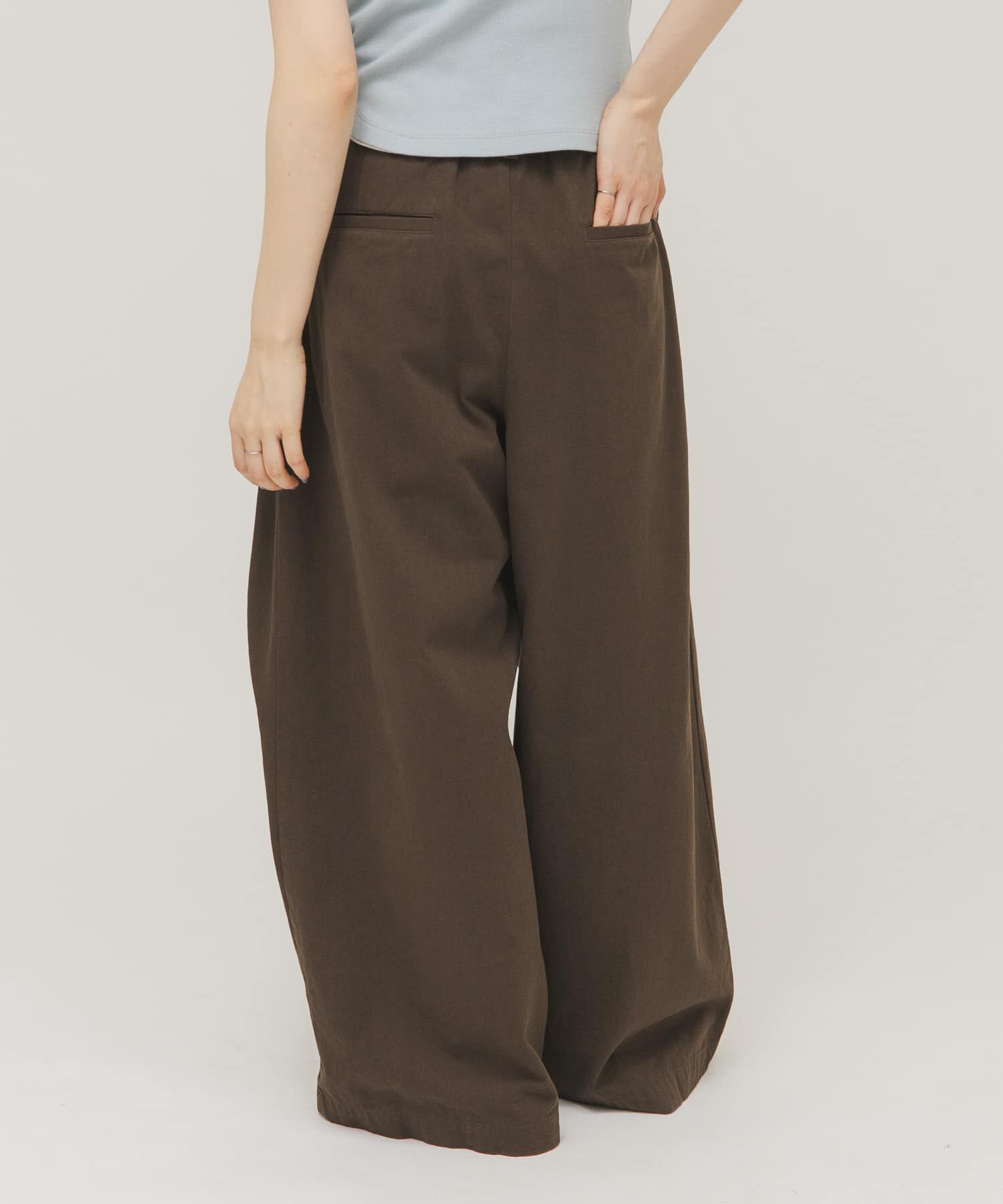  「タックデザインツイルパンツ」|その他|