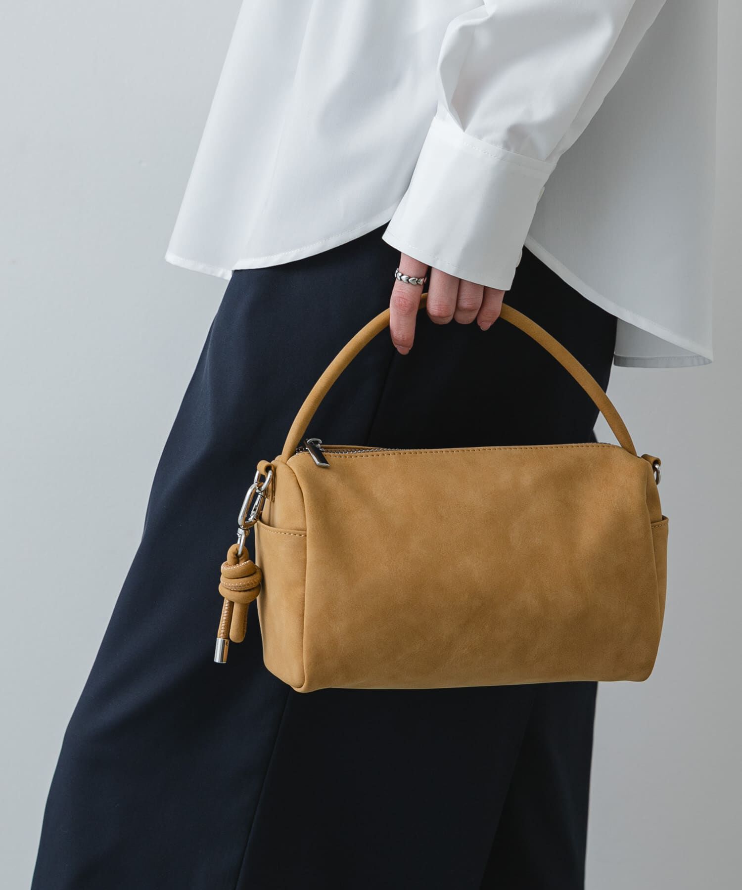 SENSE OF PLACE by URBAN RESEARCH「ラウンドスクエアソフトバッグ」|ハンドバッグ|