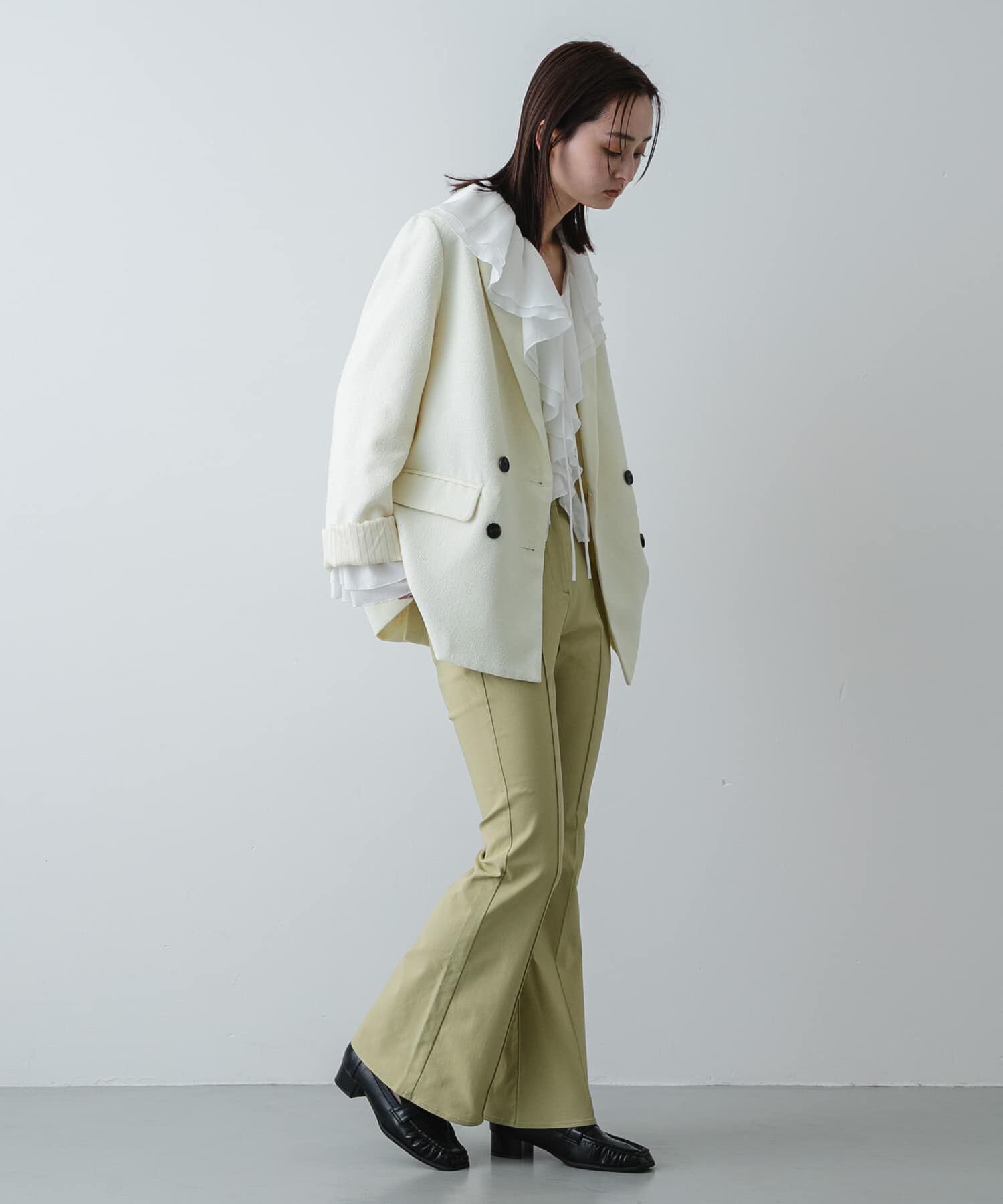 SENSE OF PLACE by URBAN RESEARCH「ワイドスクエアギャザーローファー」|ローファー|