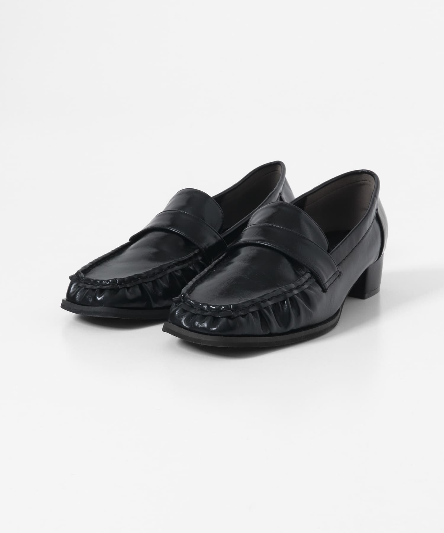 SENSE OF PLACE by URBAN RESEARCH「ワイドスクエアギャザーローファー」|ローファー|