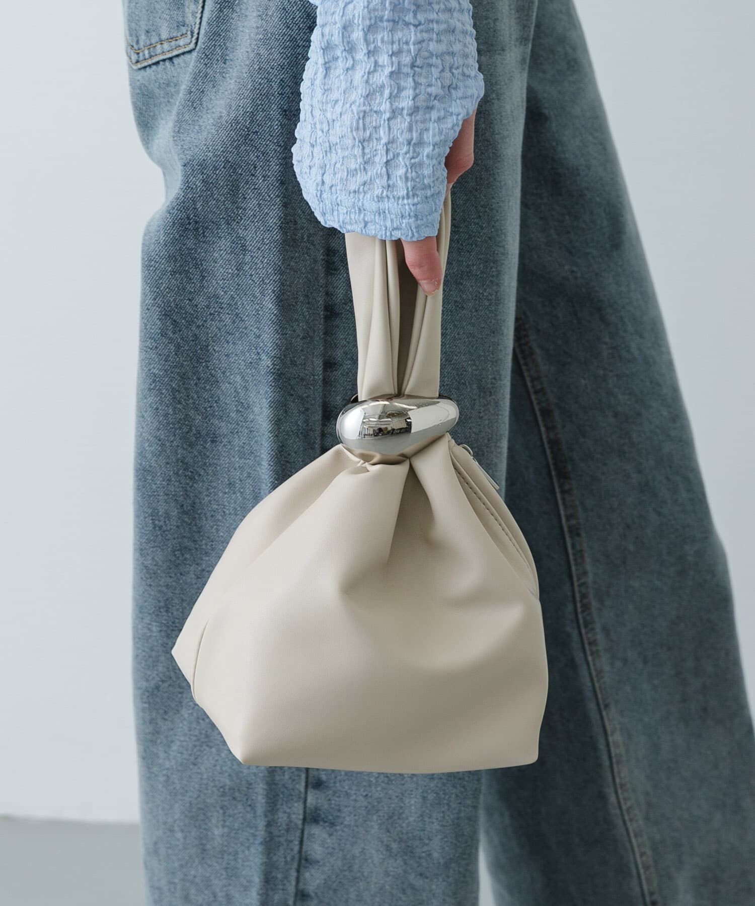 SENSE OF PLACE by URBAN RESEARCH「メタルツキキンチャクバッグ」|ハンドバッグ|