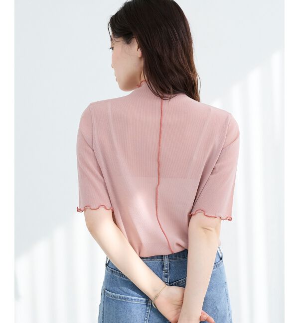  「《WEB限定アイテム》メロウシアーハイネックトップス」|Tシャツ・カットソー|