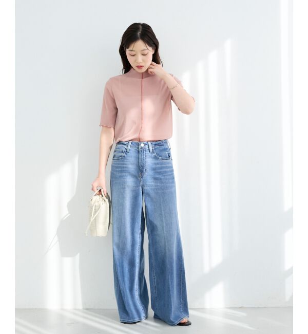  「《WEB限定アイテム》メロウシアーハイネックトップス」|Tシャツ・カットソー|