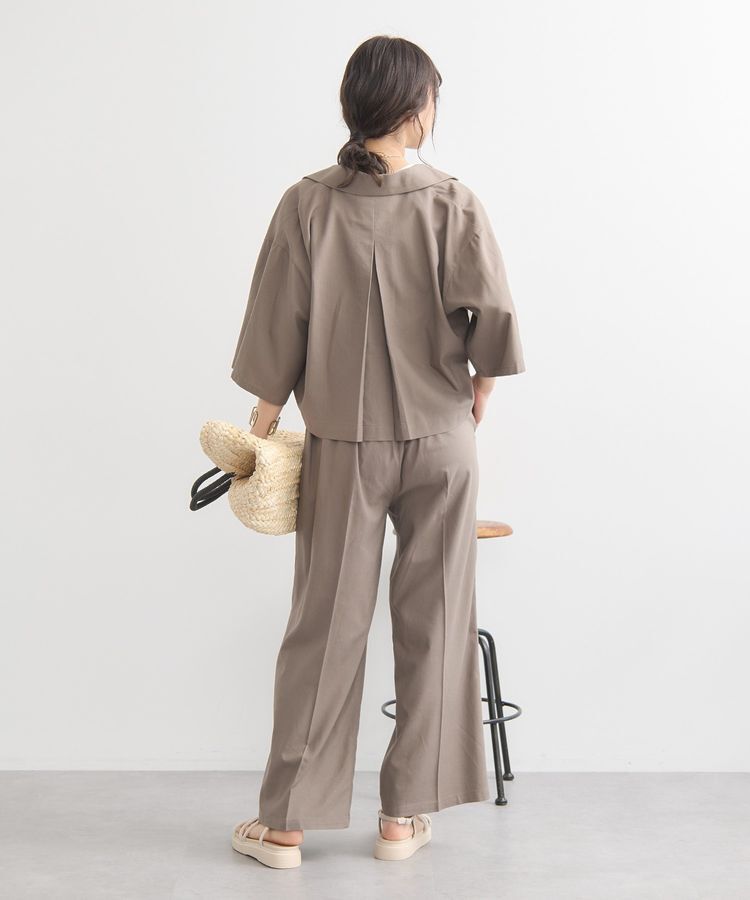 earth music&ecology「リラックスシャツジャケット / リネン混」|テーラードジャケット|