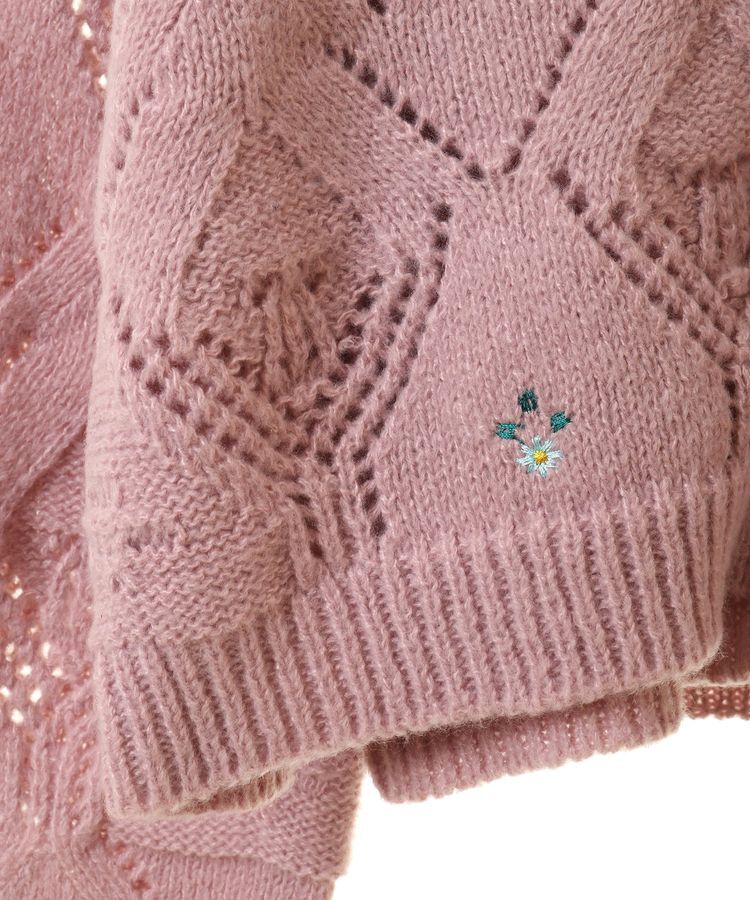 earth music&ecology「SET2点刺繍ビスチェ＋カーディガン」|カーディガン|