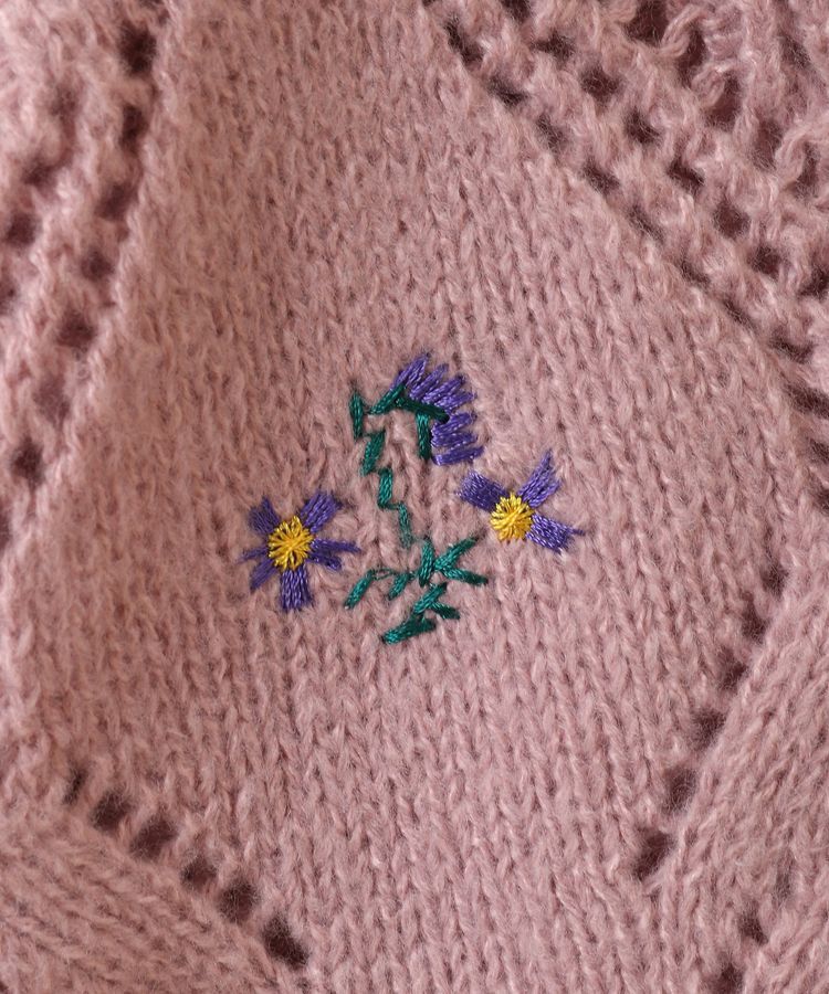 earth music&ecology「SET2点刺繍ビスチェ＋カーディガン」|カーディガン|