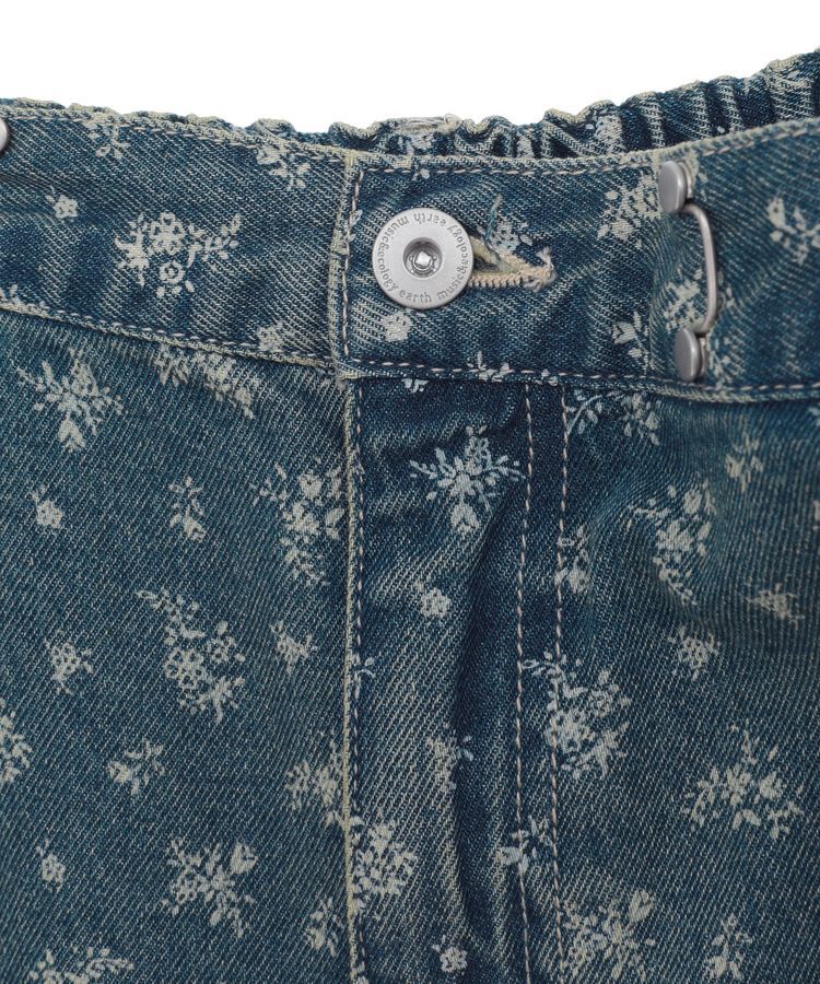 earth music&ecology「タックホックデニムパンツ」|デニム|