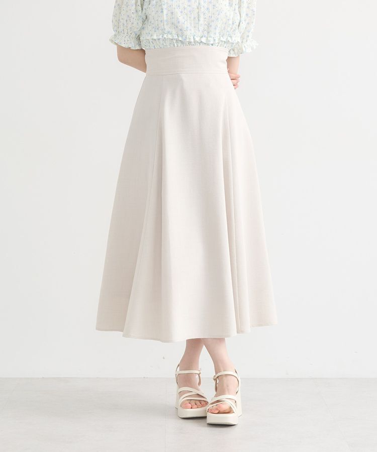 earth music&ecology「バックレースアップスカート」|フレア|