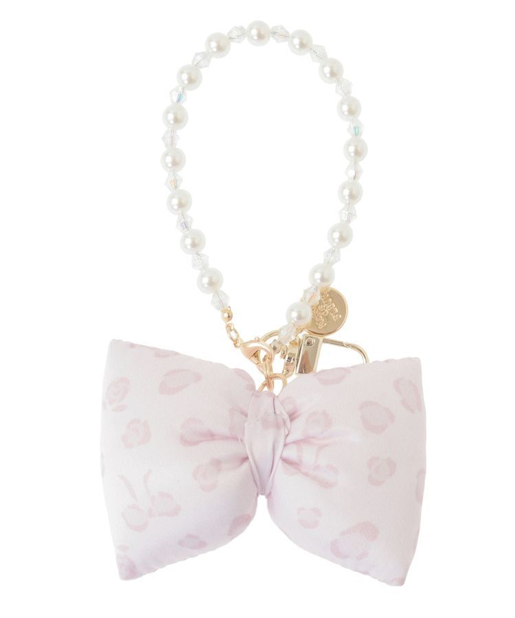 Maison de FLEUR「リボンレオパードパールストラップ」|その他|