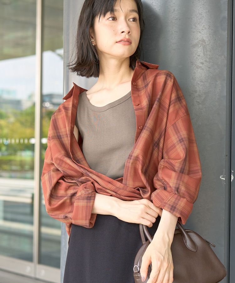 AMERICAN HOLIC「イージーケアチェックシャツ【360&deg;着こなしシャツ】」|シャツ・ブラウス|