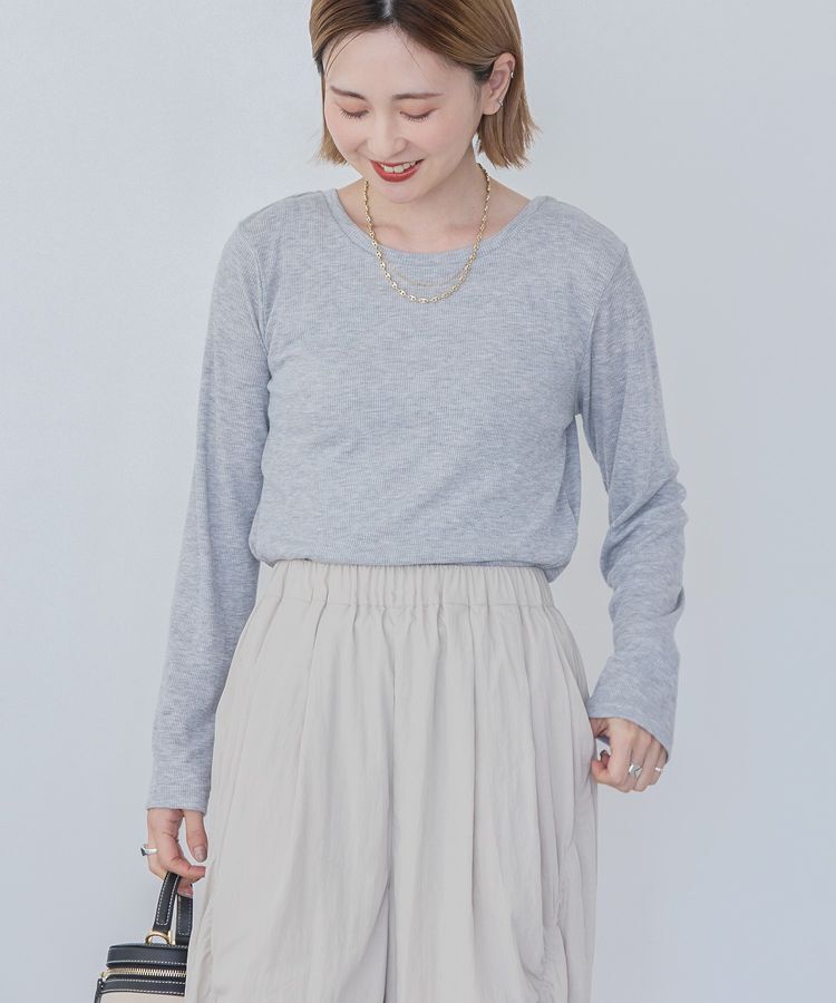 AMERICAN HOLIC「シアーリブプルオーバー」|Tシャツ・カットソー|