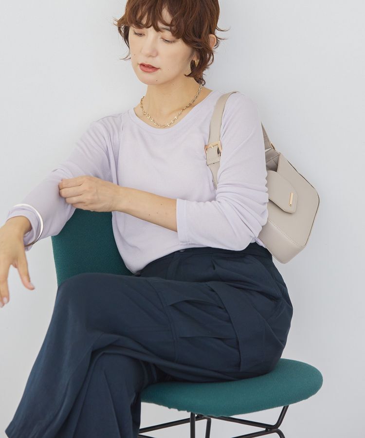 AMERICAN HOLIC「シアーリブプルオーバー」|Tシャツ・カットソー|Lilac