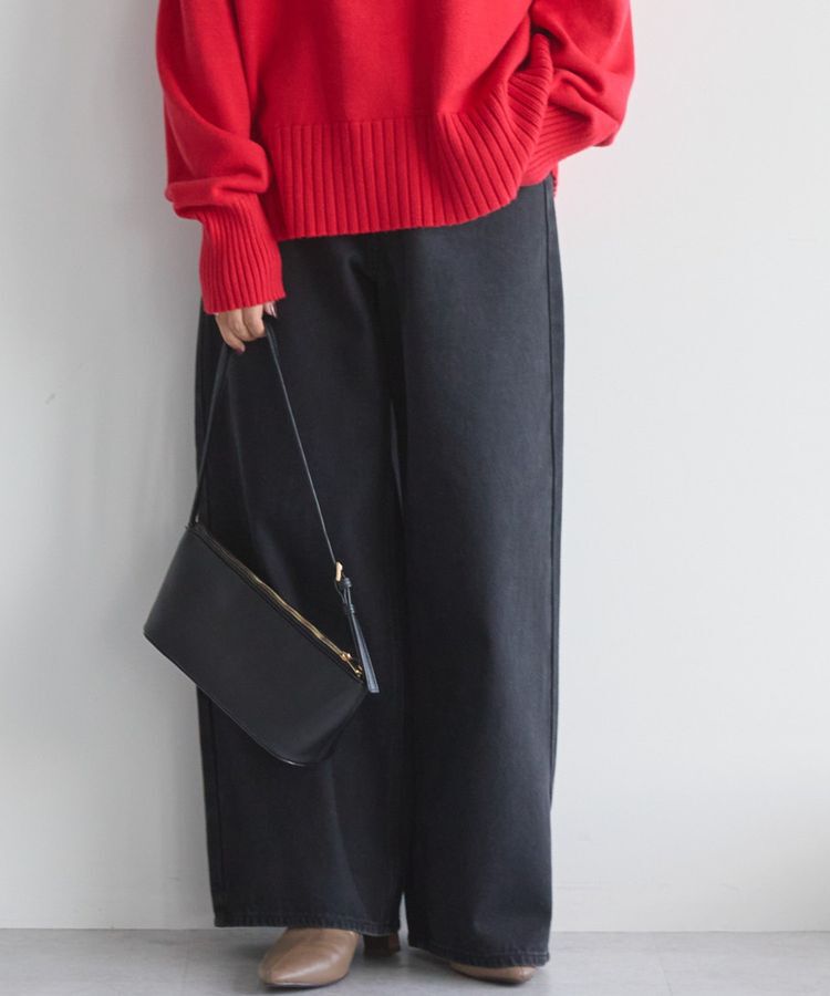 AMERICAN HOLIC「ワイドデニム【WEB限定サイズ有り】」|デニム|Black