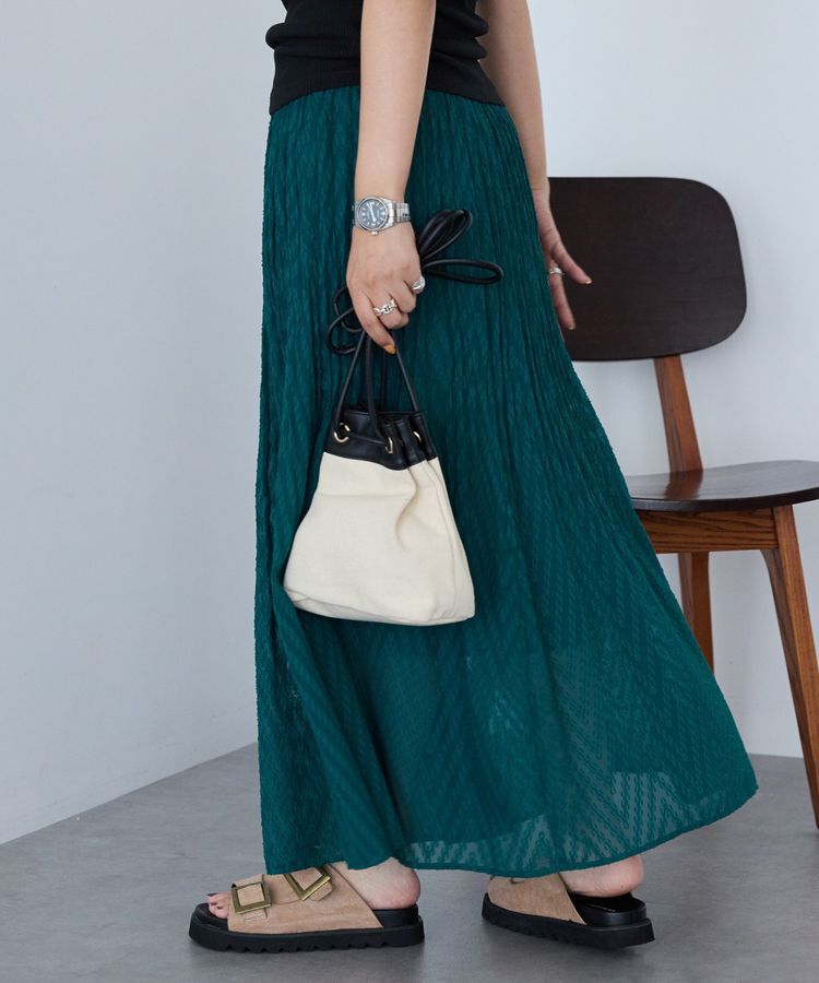 AMERICAN HOLIC「カットジャガードプリーツスカート」|スカート|