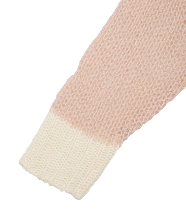 AMERICAN HOLIC「モヘアライク配色ニットプルオーバー」|ニット・セーター|