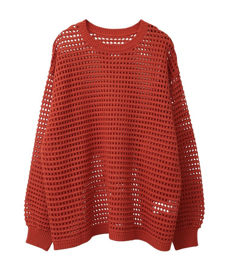 Green Parks「メッシュニットチュニック」|ニット・セーター|