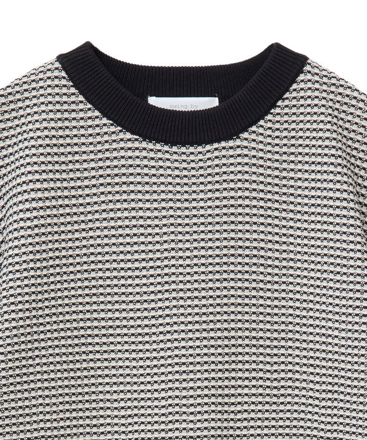 Green Parks「・swing by マルチカラージャカードニット」|Tシャツ・カットソー|