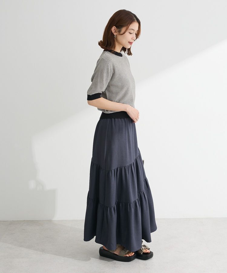 Green Parks「・swing by マルチカラージャカードニット」|Tシャツ・カットソー|