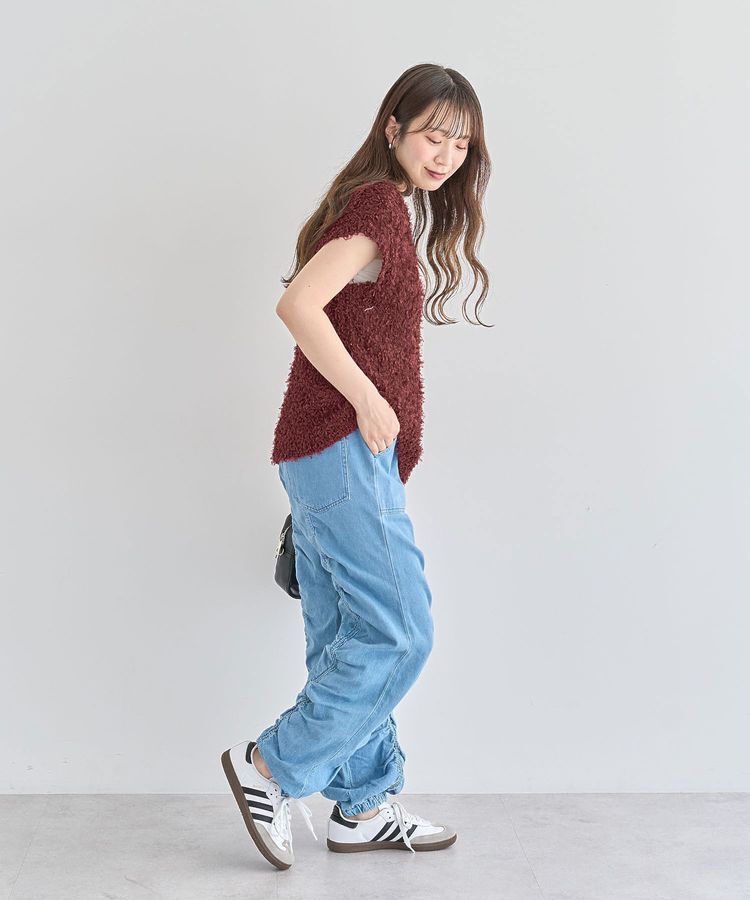 Green Parks「・swing by チュールヤーンワイドプルオーバー」|ベスト・ジレ|