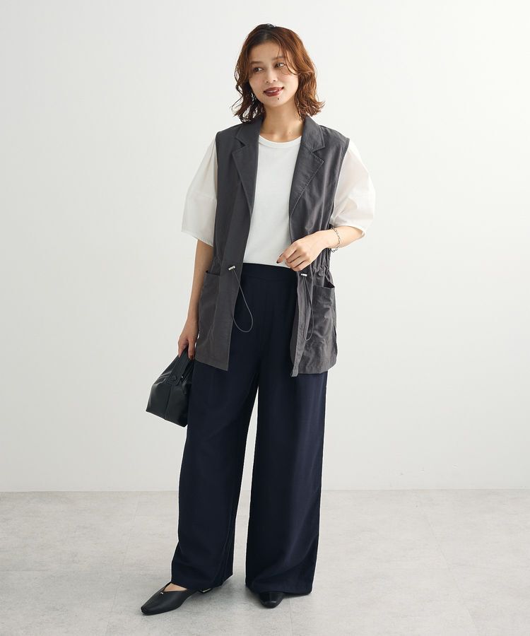 Green Parks「ウエストドロストナイロンベスト」|ベスト・ジレ|