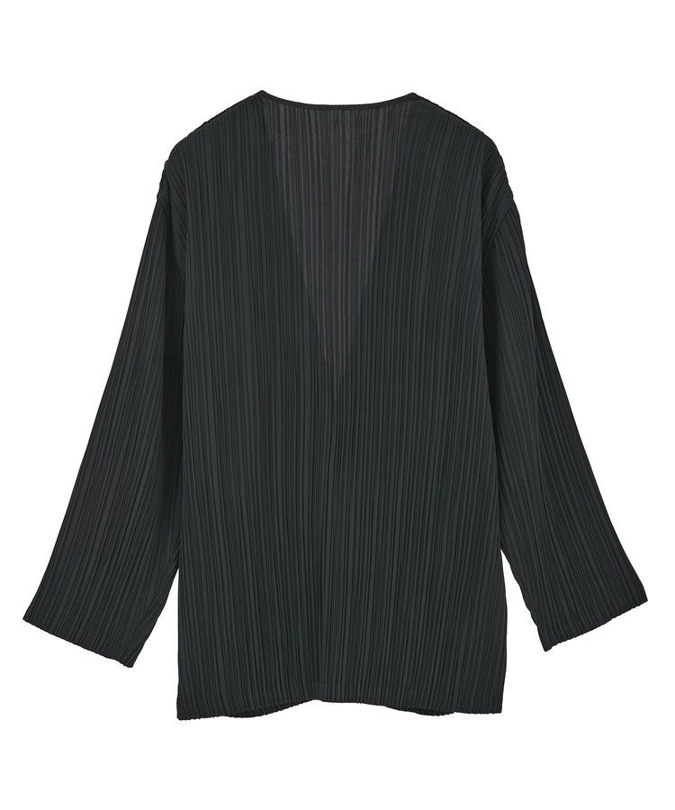 Green Parks「・ELENCARE DUE プリーツノーカラージャケット」|テーラードジャケット|