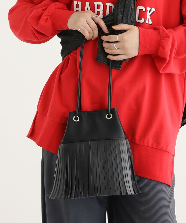 armonia「andmikka.フリンジ巾着ショルダーバッグ」|ショルダー・メッセンジャー|