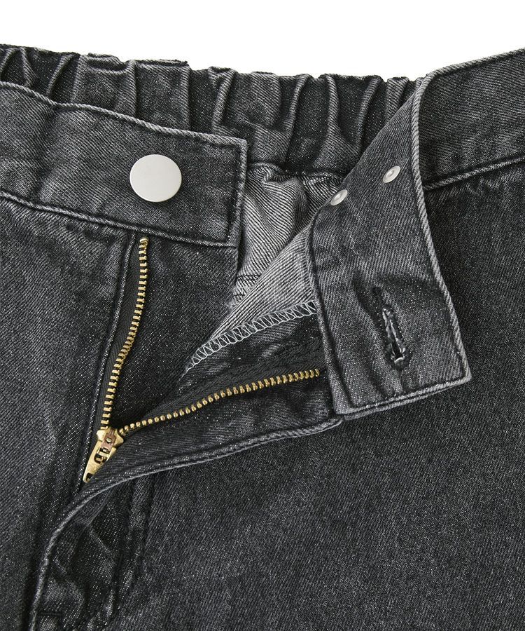 Green Parks「タックワイドデニムパンツ」|デニム|