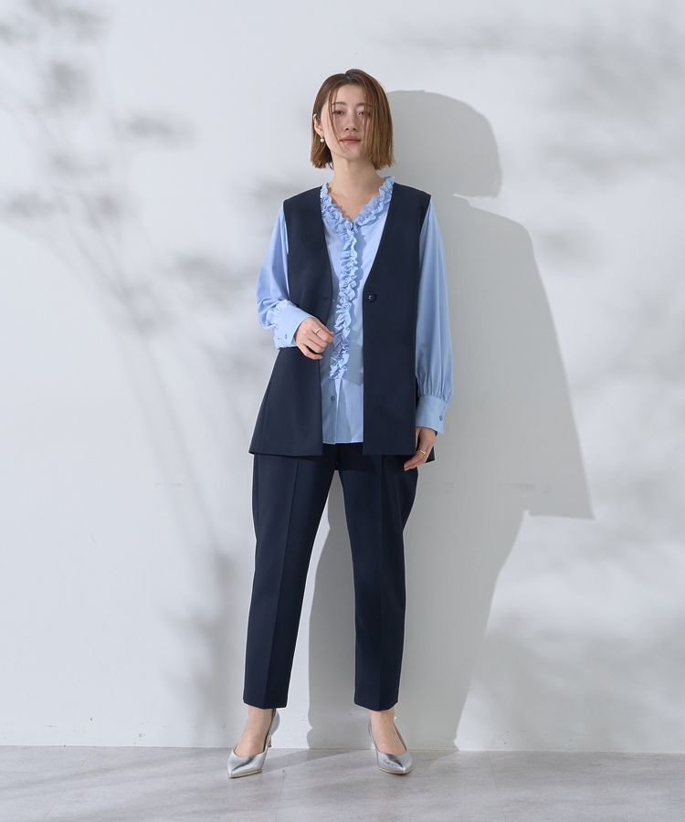 YECCA VECCA「ノーカラージレ」|ベスト・ジレ|