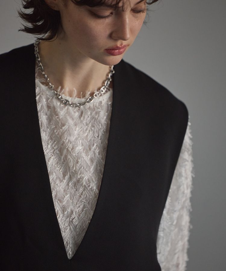 GARAGE OF GOOD CLOTHING「Vネックコクーンベスト」|ベスト・ジレ|