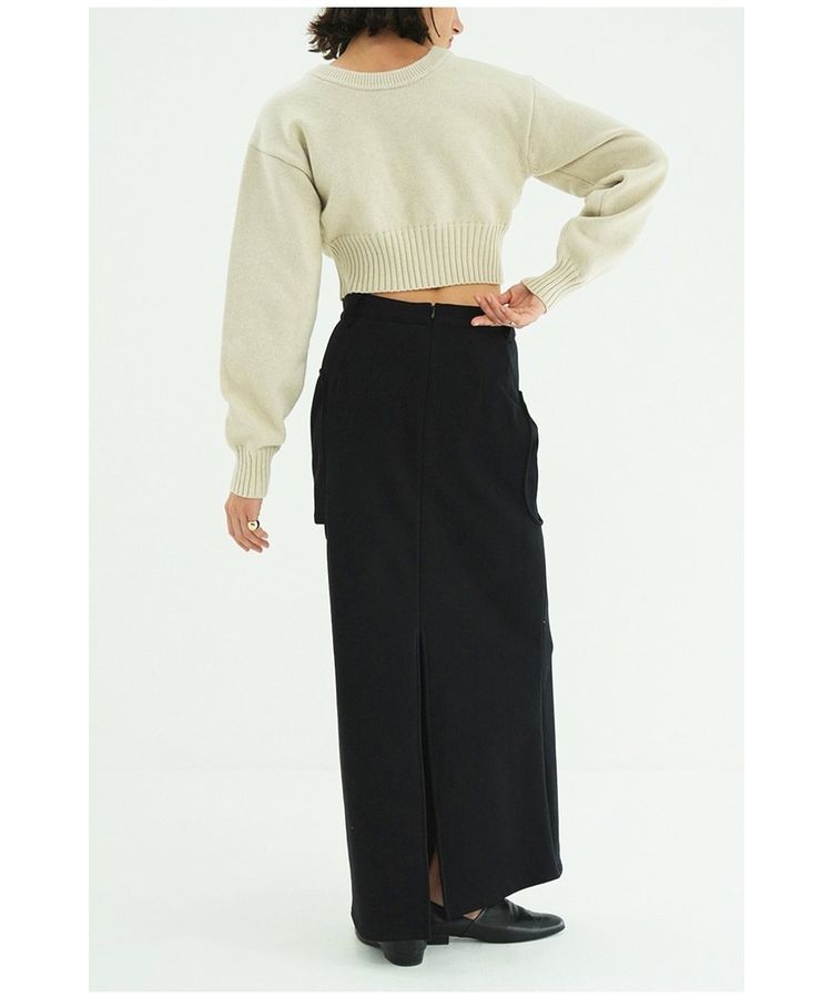 GARAGE OF GOOD CLOTHING「【CLANE】CIRCLE CUT SWEAT SKIRT」|タイト|