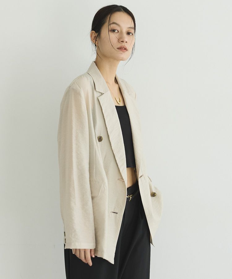 GARAGE OF GOOD CLOTHING「【日本製】シアーダブルブレストテーラードジャケット」|テーラードジャケット|