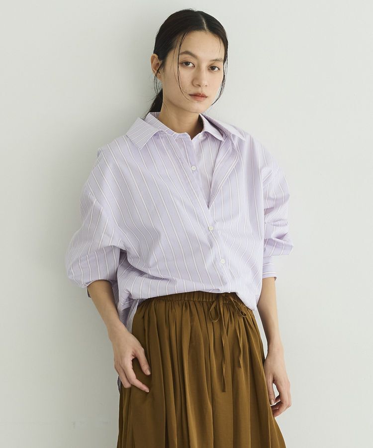 GARAGE OF GOOD CLOTHING「レイヤード風ビッグシャツ」|シャツ・ブラウス|