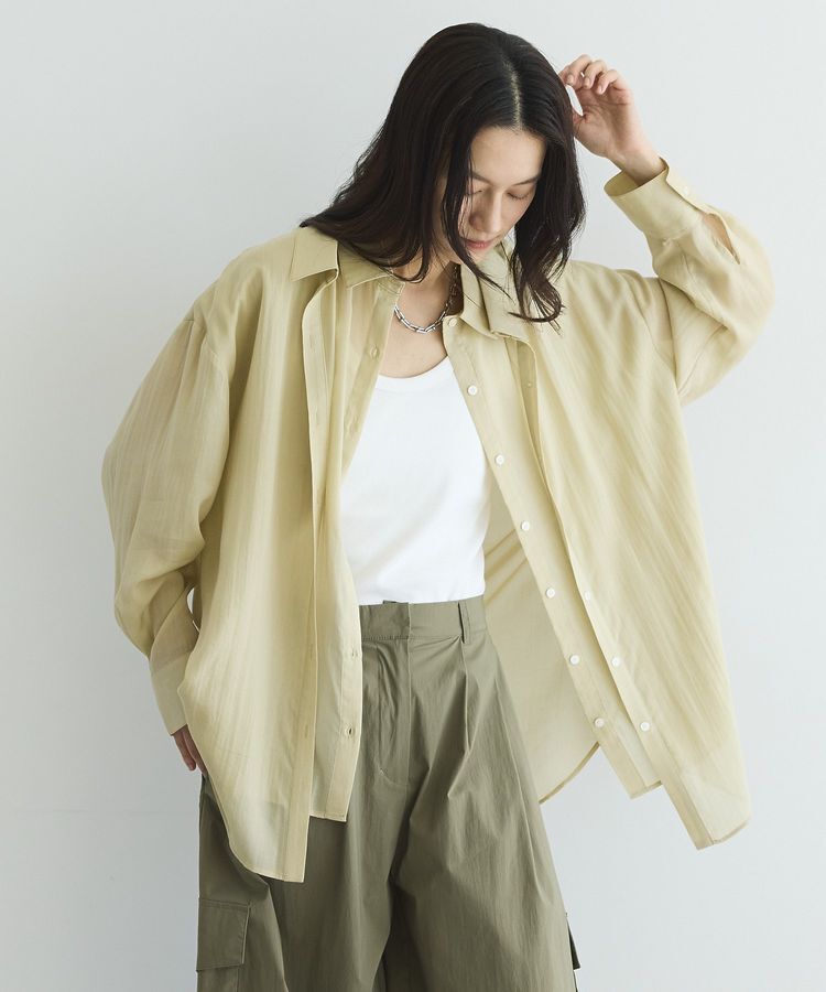 GARAGE OF GOOD CLOTHING「レイヤード風ビッグシャツ」|シャツ・ブラウス|