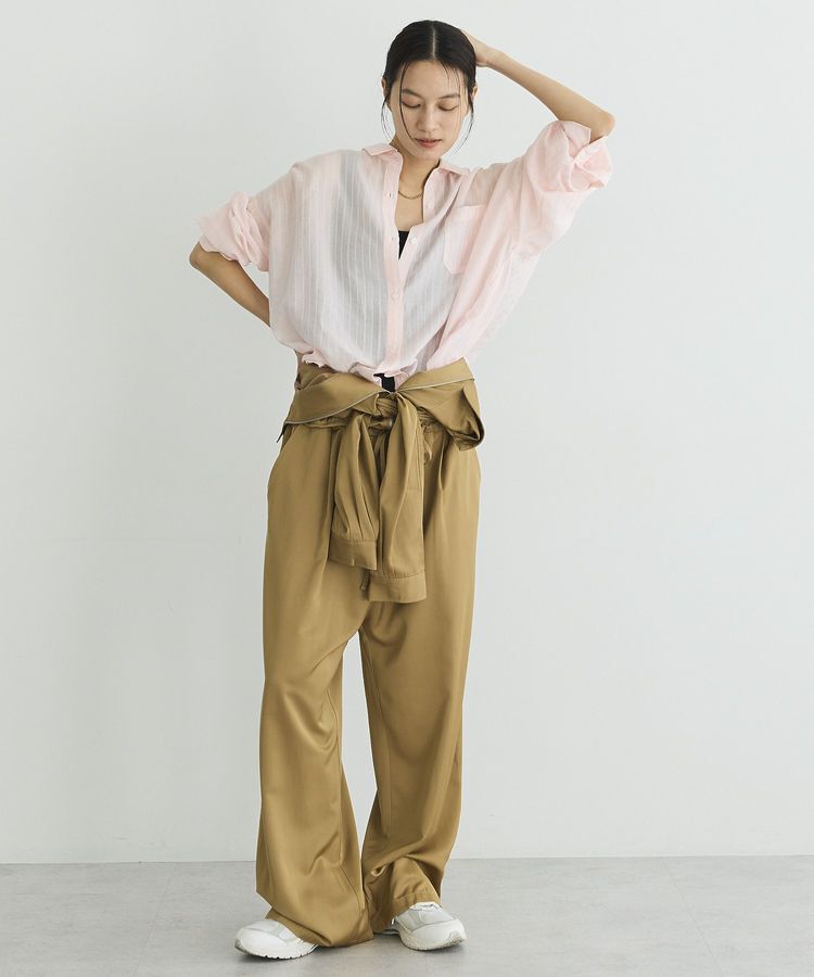 GARAGE OF GOOD CLOTHING「2WAYシアーストライプシャツ」|シャツ・ブラウス|