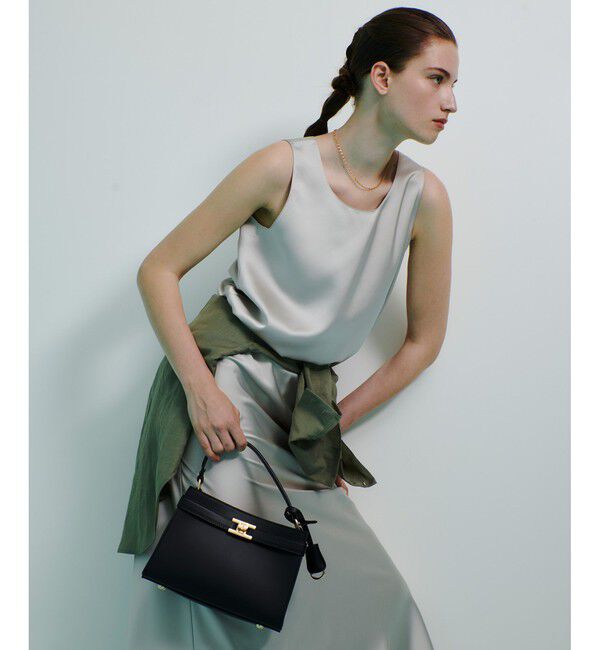 allureville「ツイストバックルスクエアショルダーバッグ」|ショルダー・メッセンジャー|