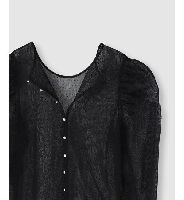 LOULOU WILLOUGHBY「◇【LOULOU WILLOUGHBY】ドットチュールジコスリーブプルオーバー」|Tシャツ・カットソー|