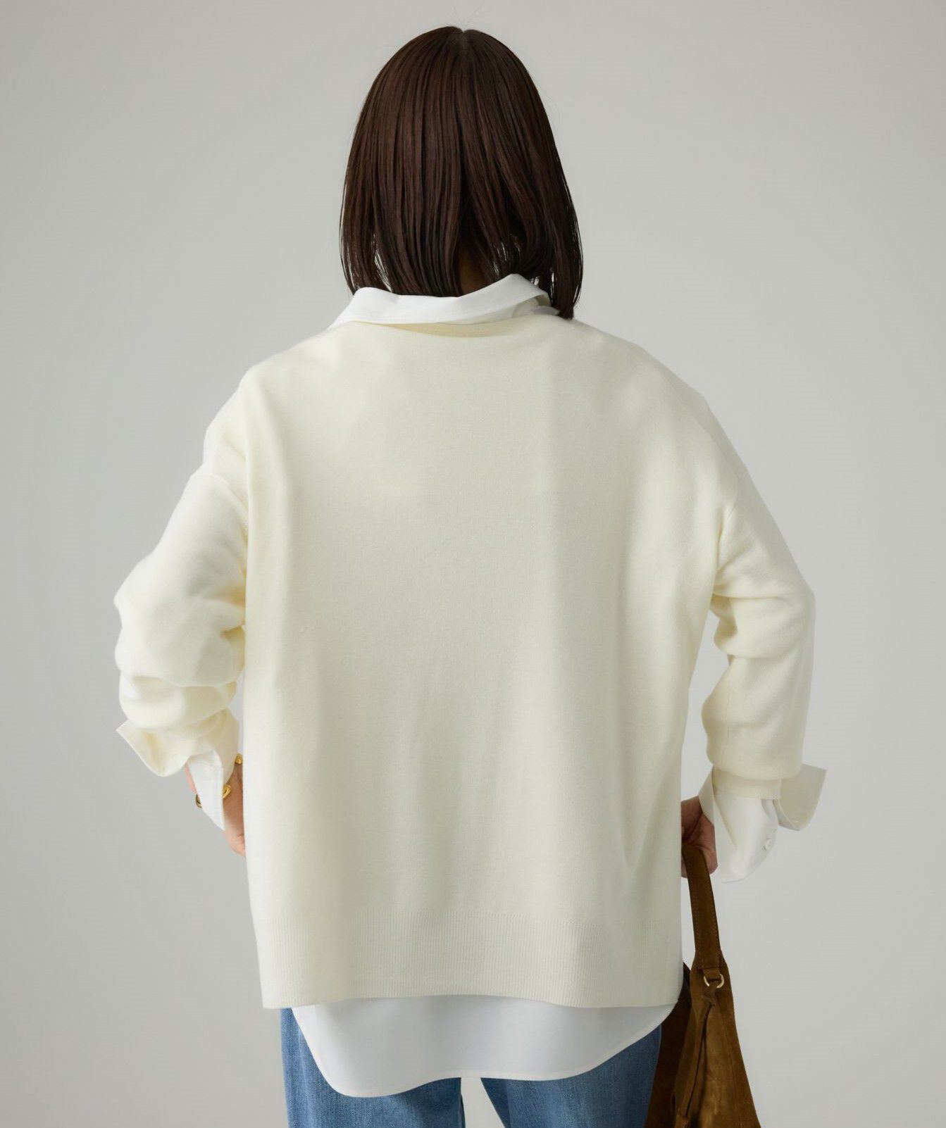 BABYLONE「ボートネックポンチョニット	」|ニット・セーター|