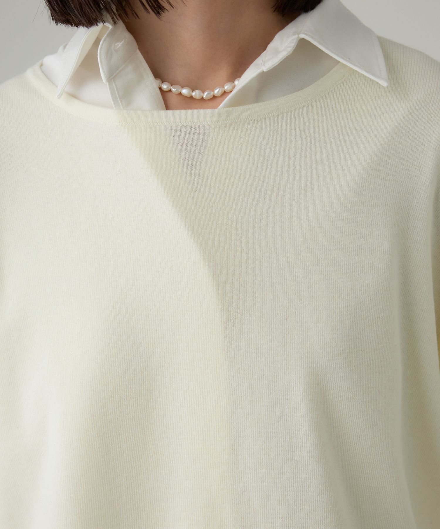 BABYLONE「ボートネックポンチョニット	」|ニット・セーター|